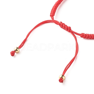 Braided Evil Eye Resin Beads Bracelets BJEW-JB07011-01-1
