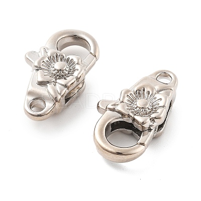 Brass Lobster Claw Clasps KK-R216-18B-P-1