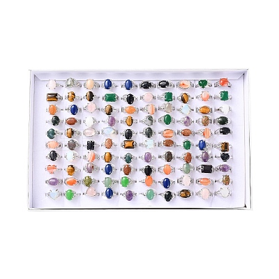 Natural & Synthetic Gemstone Rings G-T017-01-1