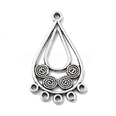 Tibetan Style Alloy Chandelier Components PALLOY-E450-11AS-1