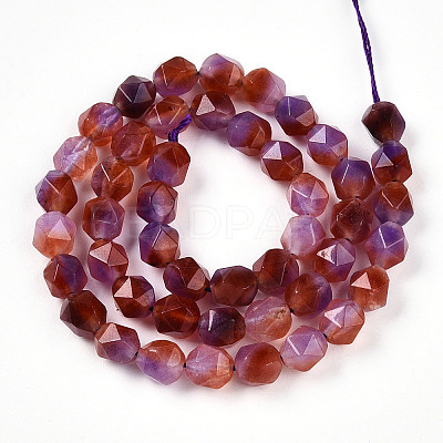Dyed Natural White Jade Beads Strands G-T139-8mm-45J-1