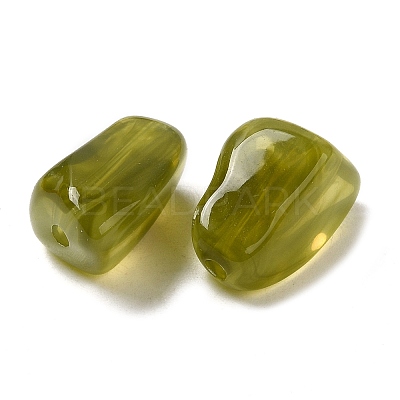 Transparent Acrylic Beads OACR-A021-18E-1
