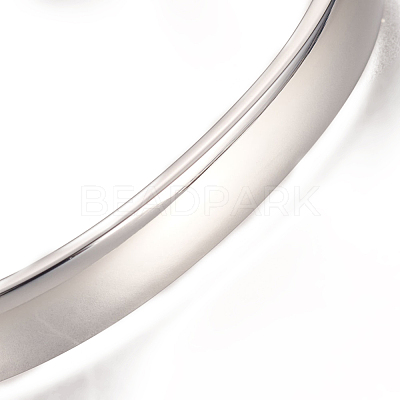 Tarnish Resistant 304 Stainless Steel Cuff Bangles STAS-I110-10-8mm-P-1