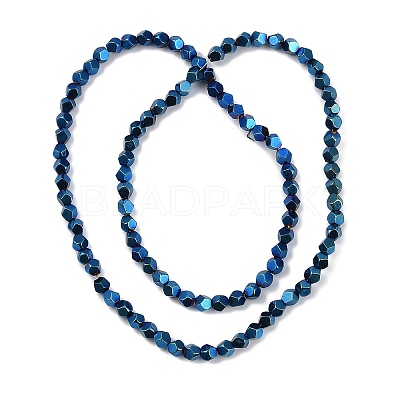 Electroplated Synthetic Non-magnetic Hematite Beads Strands G-A234-G03-01-1