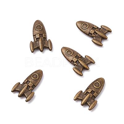 Zinc Alloy Cabochons PALLOY-WH0036-25AB-1