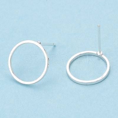 Brass Ear Stud Findings KK-S336-33S-1