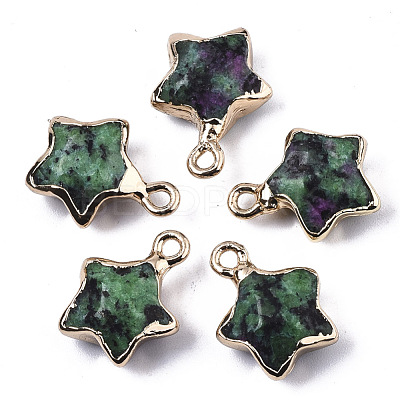 Natural Ruby in Zoisite Pendants G-N326-36G-1