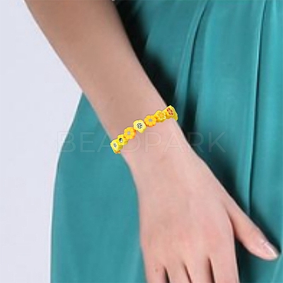 6 Styles Handmade Polymer Clay Beads CLAY-YW0001-95-1