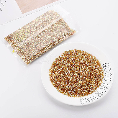 Plated Glass Bugle Beads SEED-S046-01A-22B-1