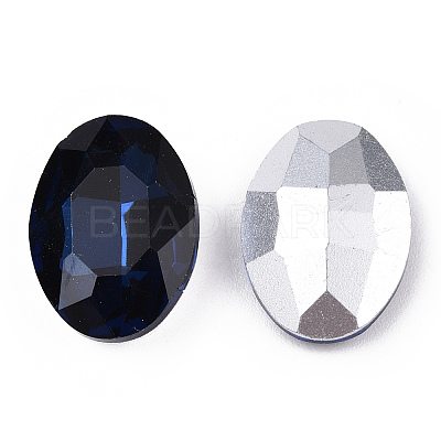 Pointed Back Glass Rhinestone Cabochons RGLA-T080-6x8mm-13-1