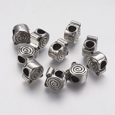Ion Plating(IP) 304 Stainless Steel European Beads STAS-J022-114AS-1