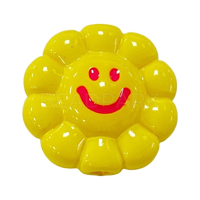 Dopamine Style Opaque Acrylic Beads SACR-Z002-01B-1