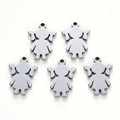 Tarnish Resistant 304 Stainless Steel Pendants STAS-N092-58-1