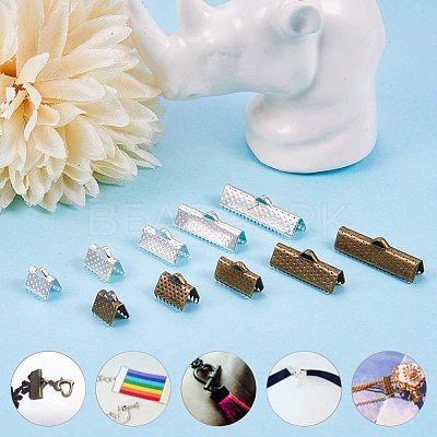 Iron Ribbon Crimp Ends Clamps IFIN-PH0023-33-1