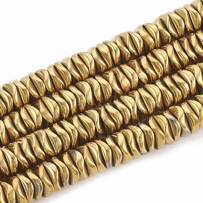 Electroplate Non-magnetic Synthetic Hematite Beads Strands G-N0321-07J-1