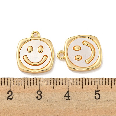 Natural White Shell Pendants KK-A214-11G-1
