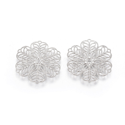 Tarnish Resistant 304 Stainless Steel Filigree Joiners STAS-G192-15P-1