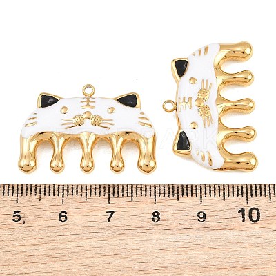 304 Stainless Steel Enamel Pendants SA-CBA033B-04G-03-1