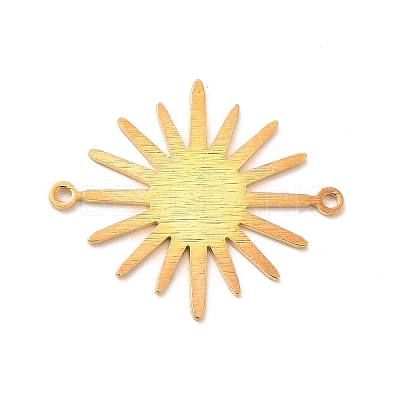 Rack Plating Brass Connector Charms KK-E067-32G-1