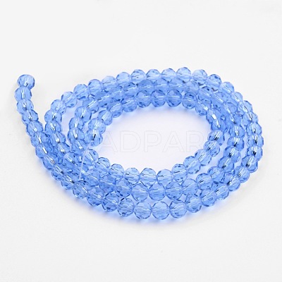 Transparent Glass Bead Strands X-GLAA-G013-10mm-25-1