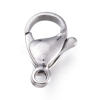 Tarnish Resistant 316 Surgical Stainless Steel Lobster Claw Clasps STAS-M281-01P-F-1