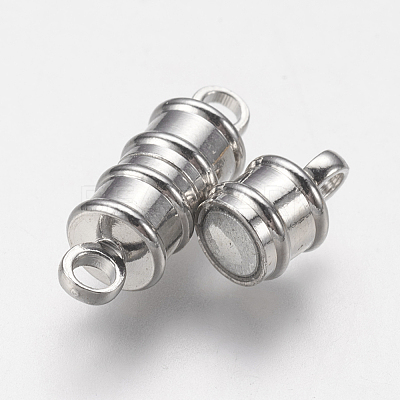 Brass Magnetic Clasps with Loops X-MC026-NF-1
