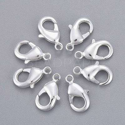 Brass Lobster Claw Clasps KK-902-S-1