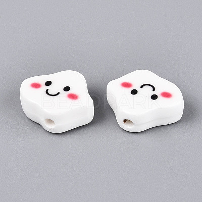 Handmade Porcelain Ceramic Beads PORC-T134-20A-1