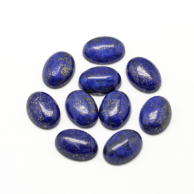 Natural Lapis Lazuli Cabochons X-G-R415-14x10-33-1