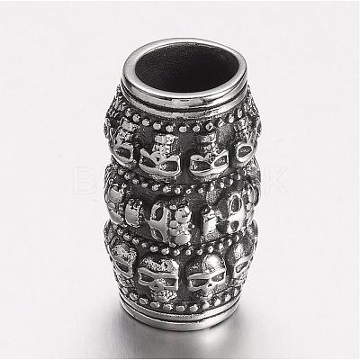 304 Stainless Steel Beads STAS-D166-46AS-1