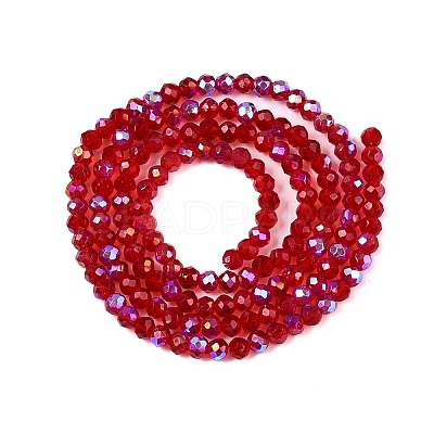 Electroplate Glass Beads Strands EGLA-A044-T2mm-L01-1