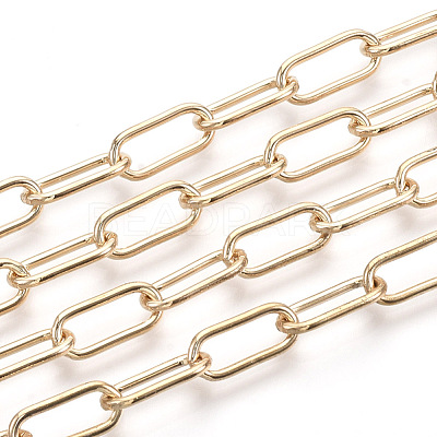 Unwelded Iron Paperclip Chains CH-S125-09A-LG-1
