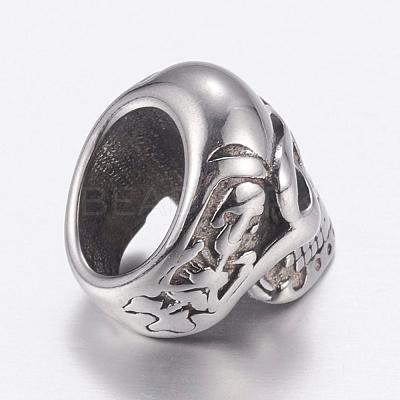 304 Stainless Steel Beads STAS-P173-135AS-1