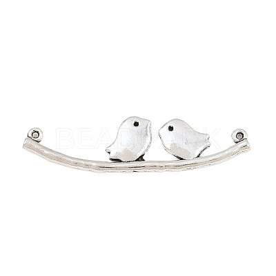 Tibetan Style Alloy Connector Charms AL-CBA1187-04AS-1
