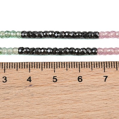 Cubic Zirconia Beads Strands ZIRC-P125-2x3mm-10-1