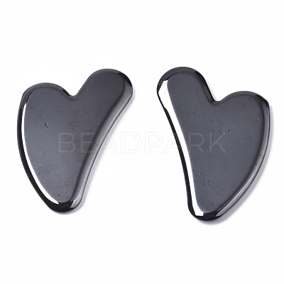 Heart Shape Magnetic Synthetic Hematite Gua Sha X-G-S336-57-A01-1