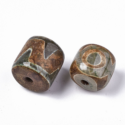 Tibetan Style dZi Beads TDZI-N001-014B-1