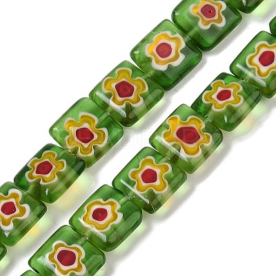 Handmade Millefiori Lampwork Beads LAMP-G166-13B-1