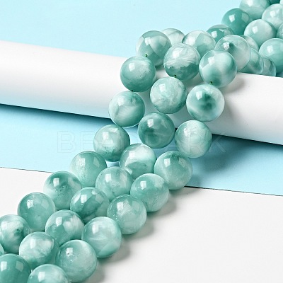 Natural Glass Beads Strands G-I247-31G-1