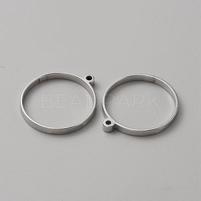 304 Stainless Steel Open Back Bezel Pendants FIND-WH0152-123D-1