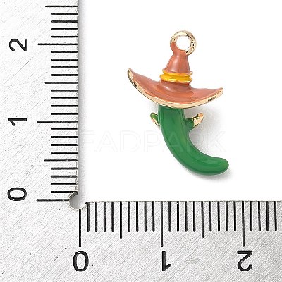 Alloy Enamel Pendants PALLOY-P314-02D-G02-1