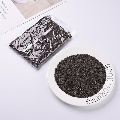 Baking Paint Glass Seed Beads SEED-S001-K18-1