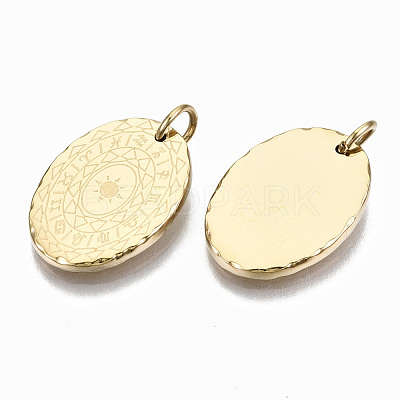 304 Stainless Steel Pendants STAS-S116-032G-1