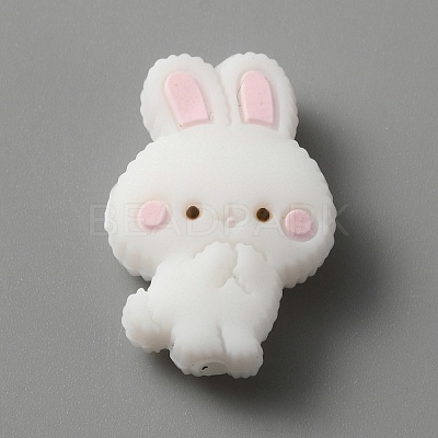 Food Grade Eco-Friendly Silicone Beads X1-SIL-WH0015-08B-1
