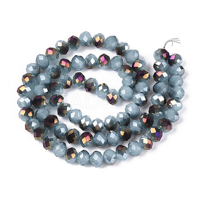 Electroplate Glass Beads Strands LS-EGLA-A034-J6mm-F04-1