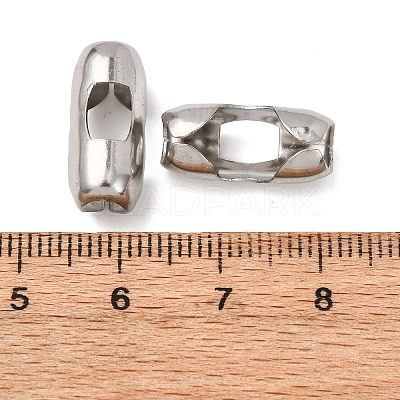 Tarnish Resistant Stainless Steel Ball Chain Connectors LS-STAS-L018B-P-1