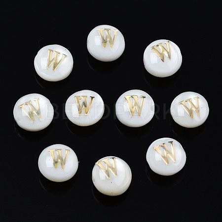 Natural Freshwater Shell Beads SHEL-S278-036W-1