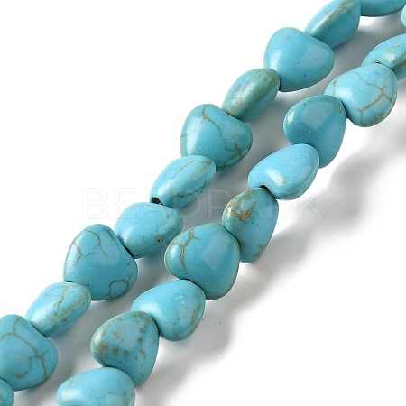 Synthetic Turquoise Dyed Beads Strands G-E594-09-1