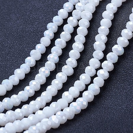 Electroplate Glass Beads Strands LS-EGLA-A034-P6mm-B18-1