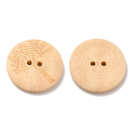 Carved Buttons with 2-Hole NNA0Z6R-1